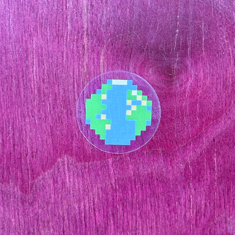 Itty Bitty World Sticker