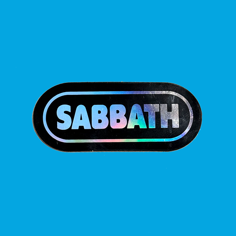 Sabbath Holographic Sticker